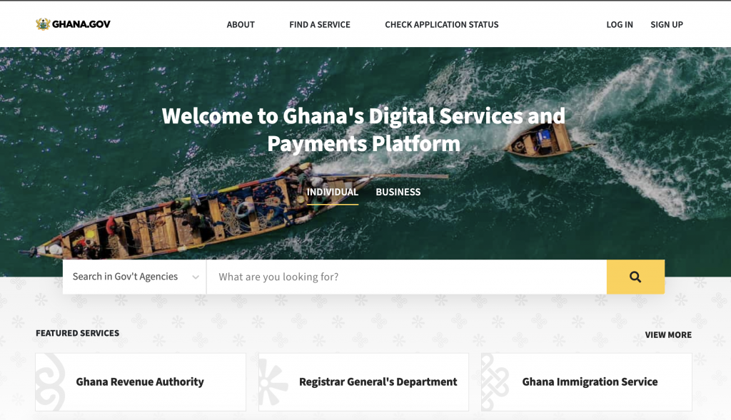 How To: Create An Account On Ghana.Gov Portal